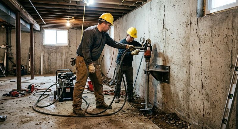 Basement Stabilization in Redwood City, CA