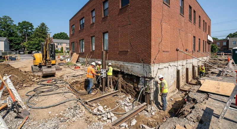 Building Foundation Repair in Belmont, CA