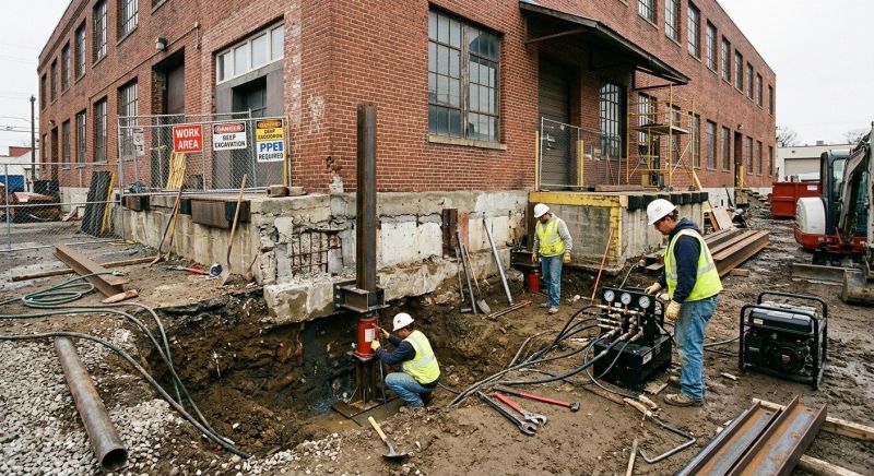 Building Foundation Repair in Half Moon Bay, CA