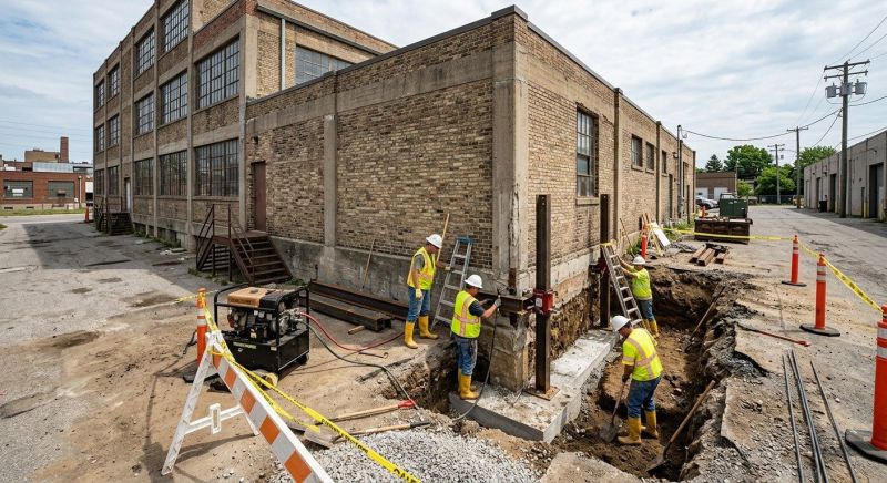Commercial Foundation Repair in Redwood City, CA