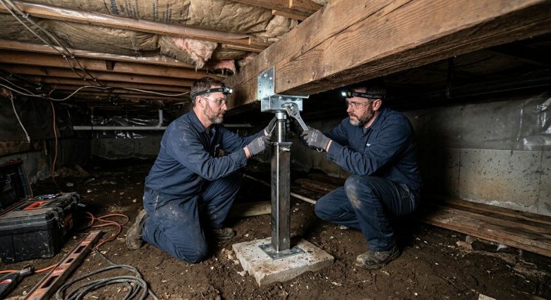 Crawlspace Foundation Repair in Brisbane, CA