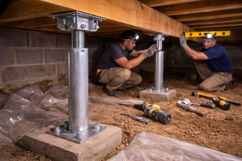 Crawlspace Structural Repair in Redwood City, CA