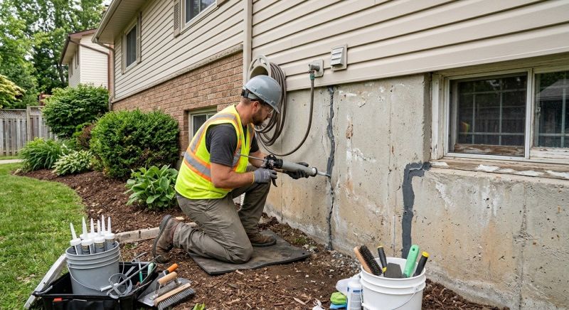 Foundation Crack Sealing in Redwood City, CA