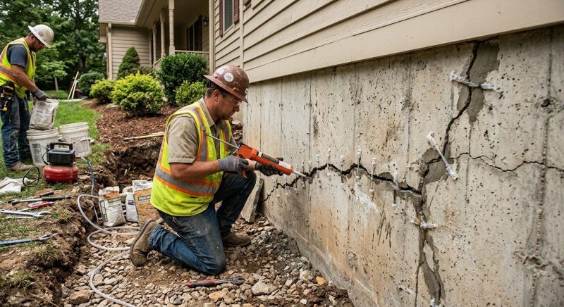 Foundation Crack Sealing in Redwood City, CA
