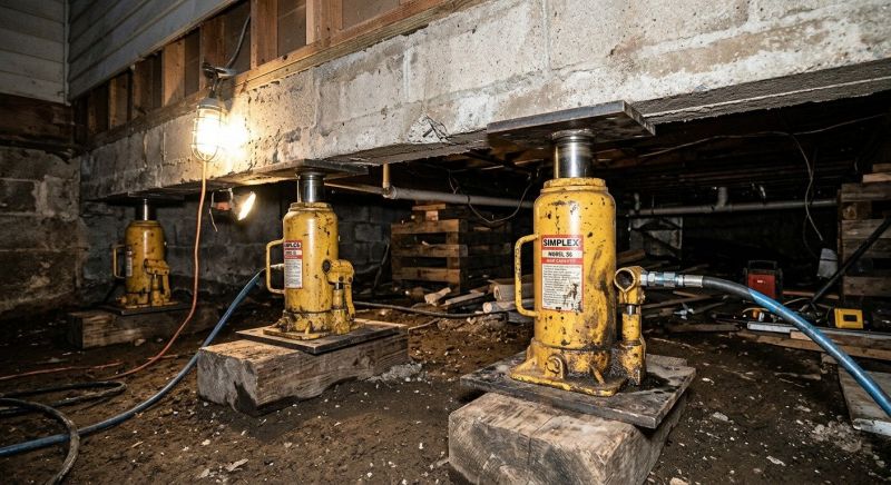 Foundation Jacking in Boulder Creek, CA