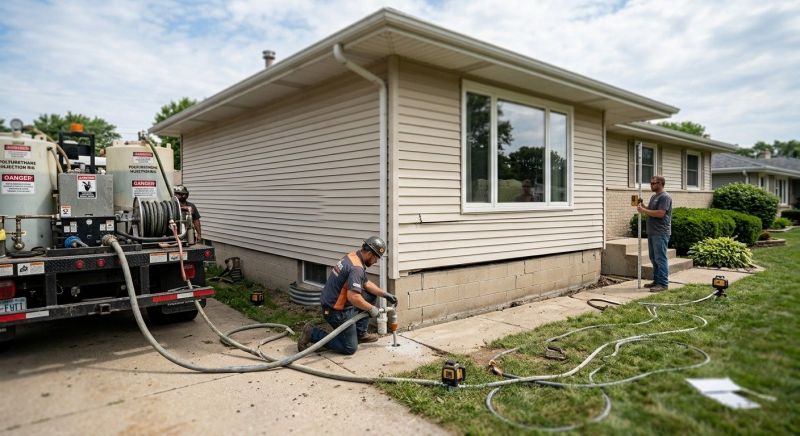 Foundation Lifting in Brisbane, CA