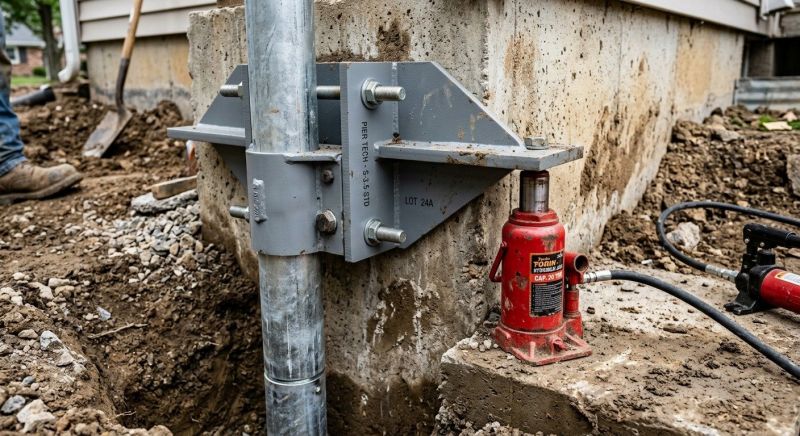 Foundation Pier Leveling in Redwood City, CA