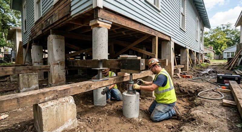 Foundation Pier Repair in Redwood City, CA