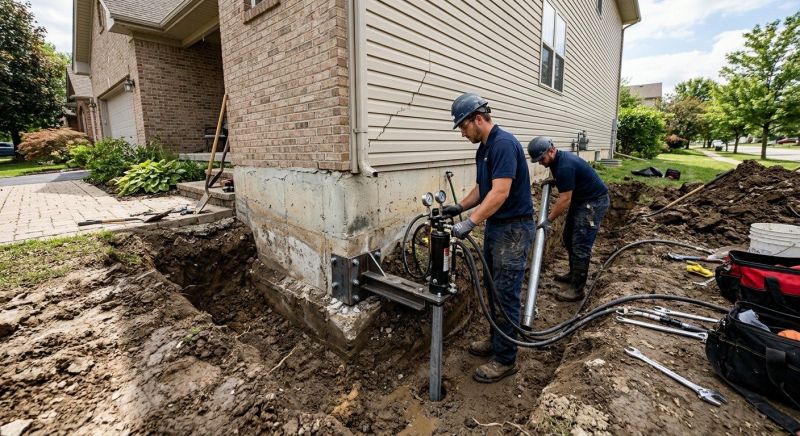 Foundation Settlement Repair in Redwood City, CA