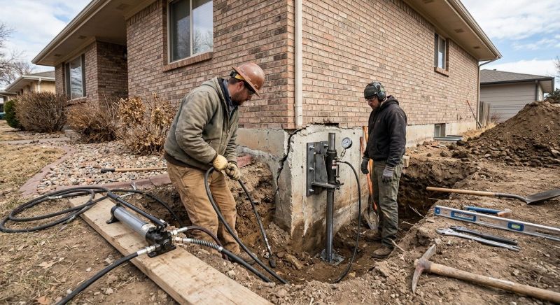 Foundation Stabilizing in Half Moon Bay, CA