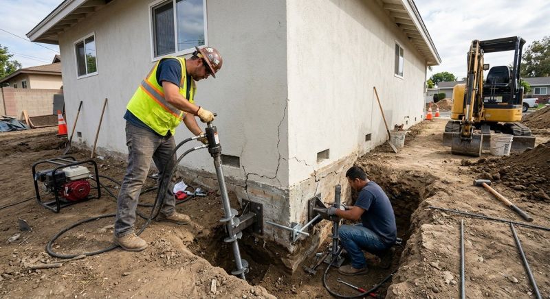 Foundation Stabilizing in Pescadero, CA