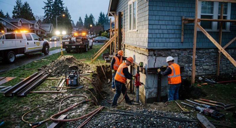 Foundation Stabilizing in San Bruno, CA