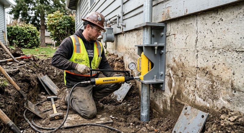 House Foundation Leveling in Redwood City, CA