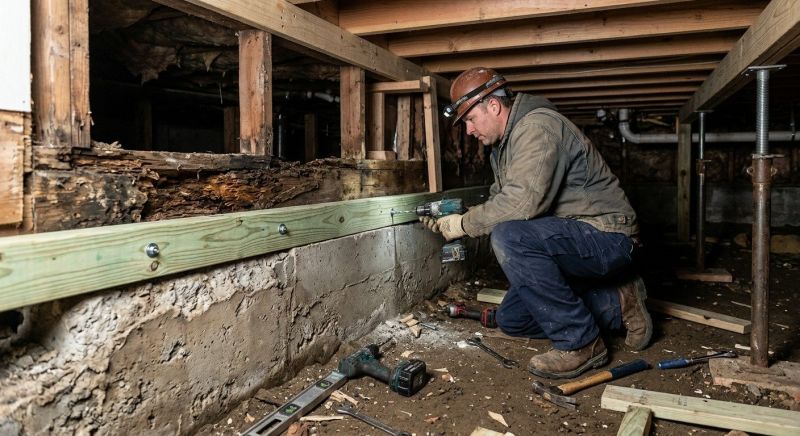 Sinking Foundation Repair in Boulder Creek, CA