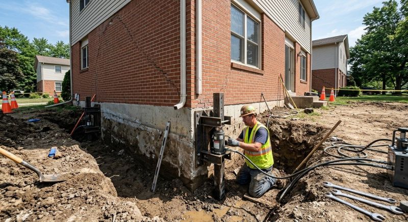 Sinking Foundation Repair in Hayward, CA