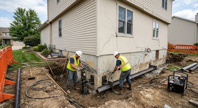 Sinking Foundation Repair in San Bruno, CA