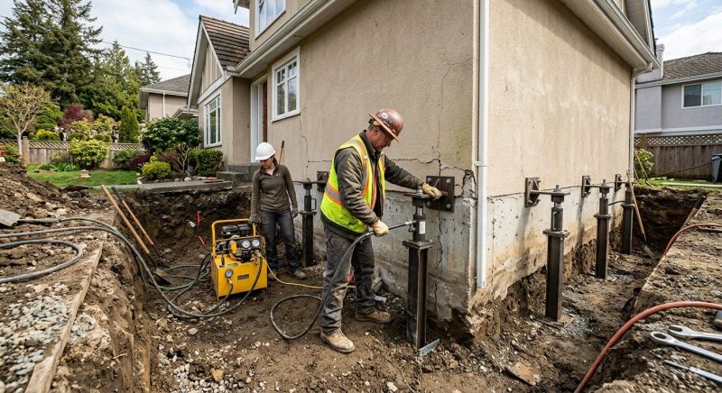Sinking Foundation Repair in South San Francisco, CA