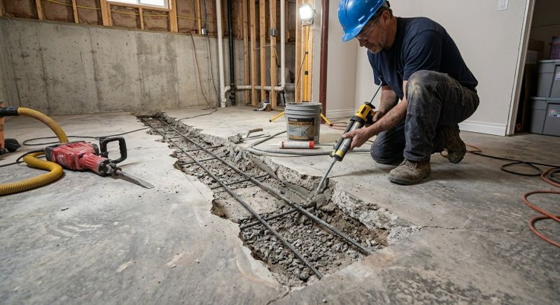 Slab Foundation Repair in Redwood City, CA
